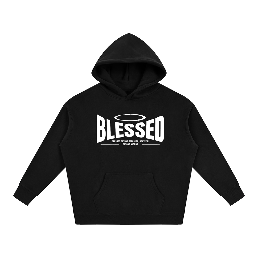 blessed Oversize Fleeced Hoodie